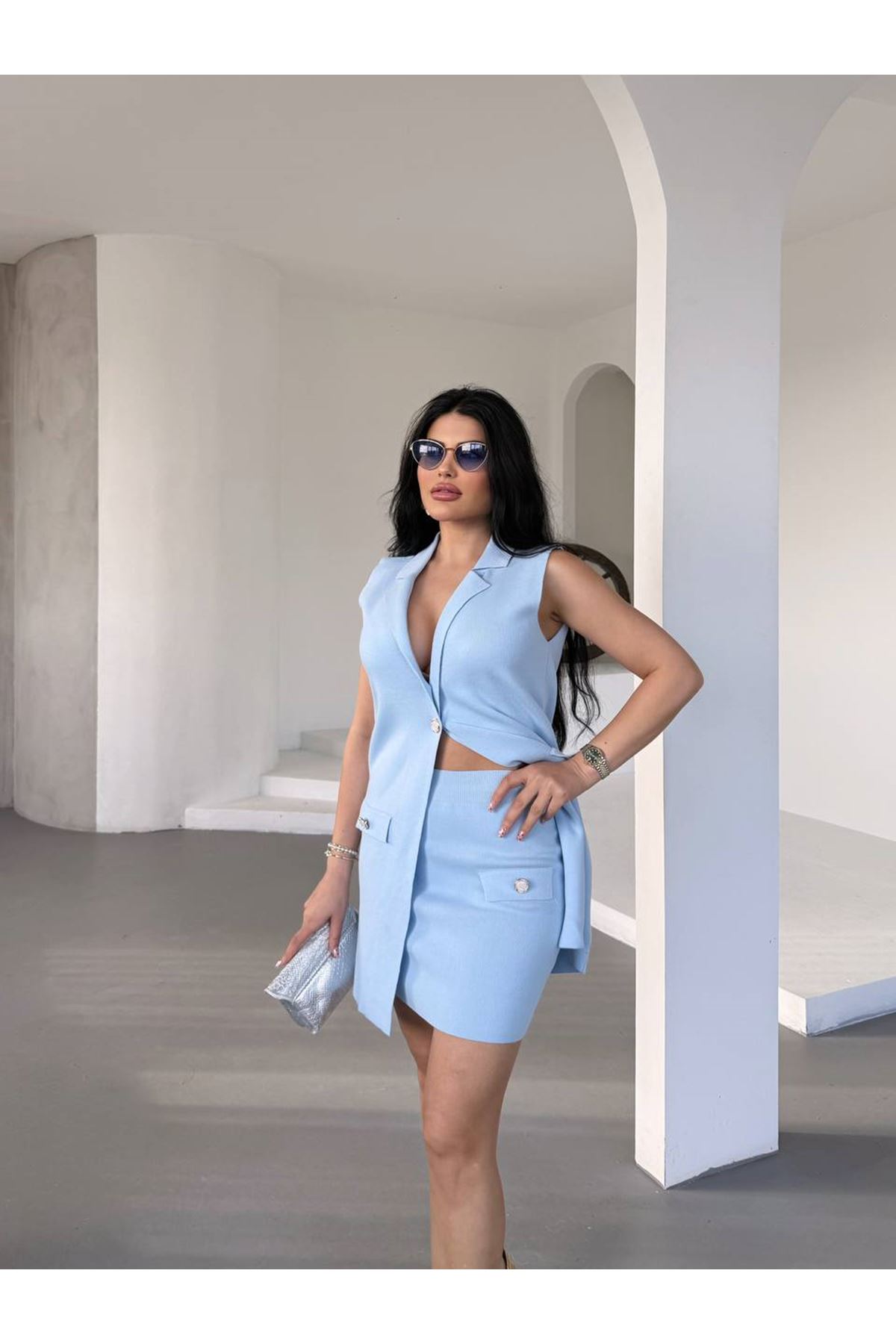 Pamuklu Yazlık Triko Takım