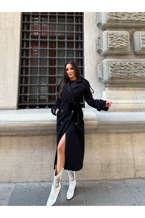 Bayan Uzun Kaşe Kaban