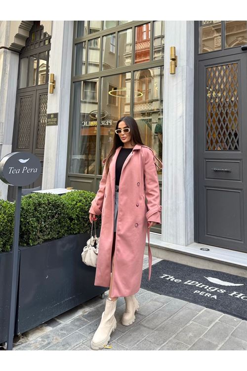 Bayan Uzun Kaşe Kaban