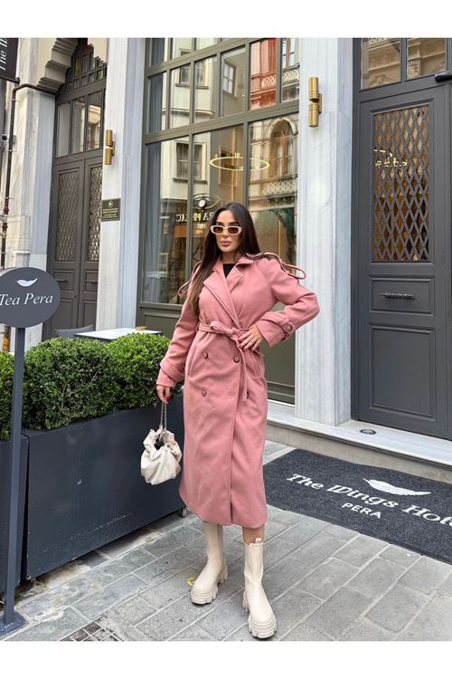 Bayan Uzun Kaşe Kaban