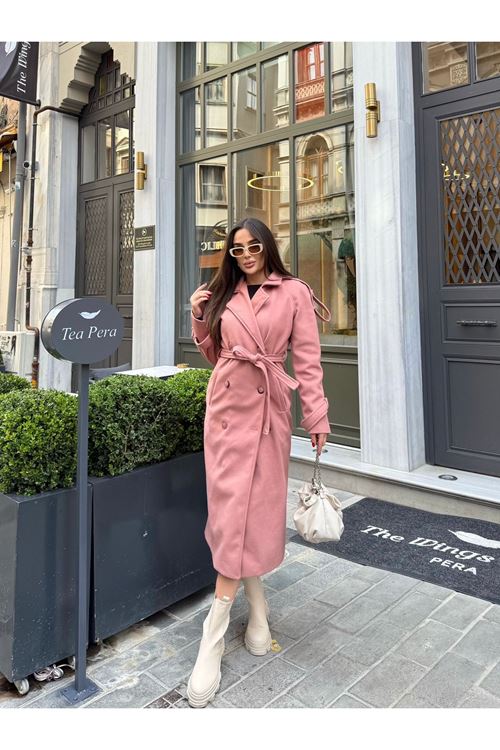 Bayan Uzun Kaşe Kaban