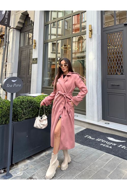 Bayan Uzun Kaşe Kaban