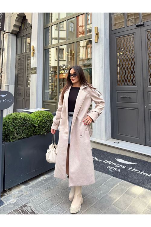 Bayan Uzun Kaşe Kaban