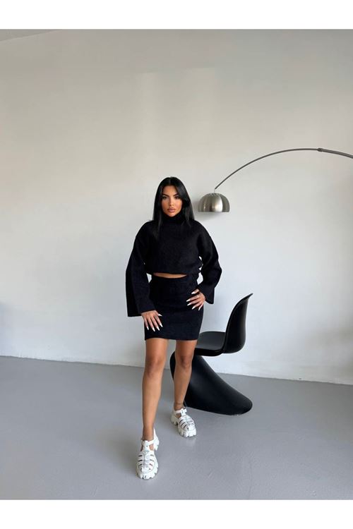 Triko Sakal ip Etekli Takım