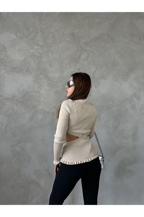 YARIM BOĞAZLI BAYAN BLUZ