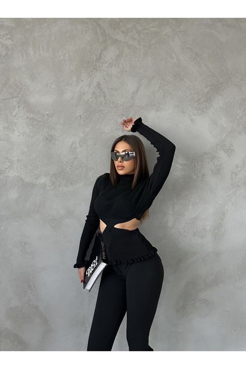 YARIM BOĞAZLI BAYAN BLUZ