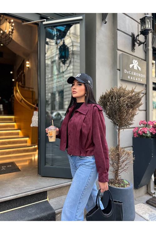 Düğmeli Apoletli Ceket