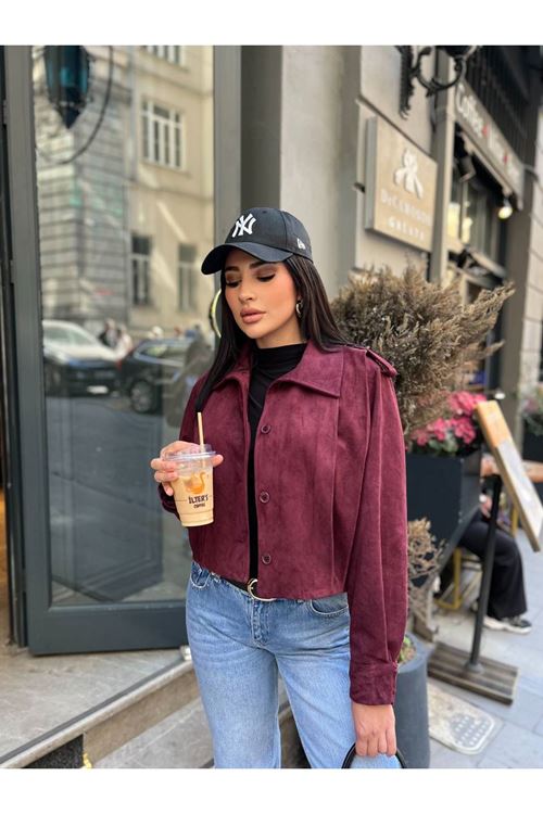 Düğmeli Apoletli Ceket