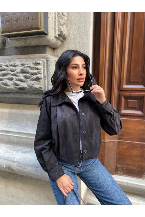 Düğmeli Apoletli Ceket