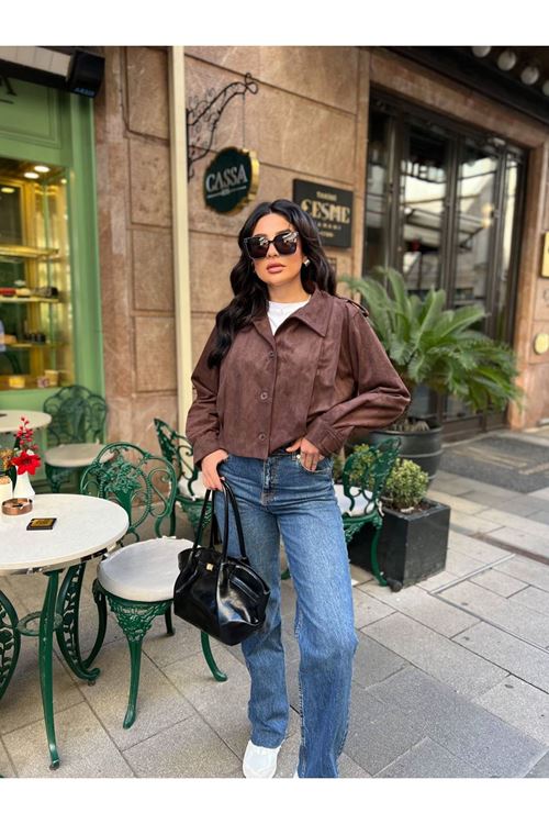 Düğmeli Apoletli Ceket