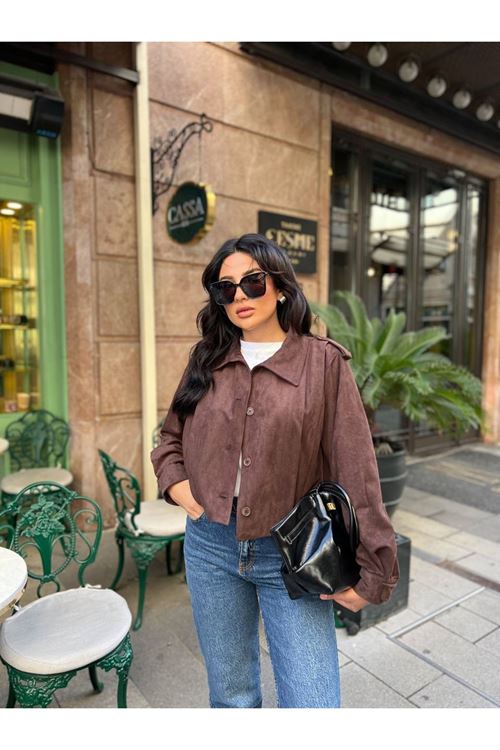 Düğmeli Apoletli Ceket