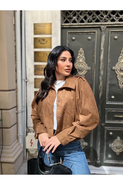 Düğmeli Apoletli Ceket