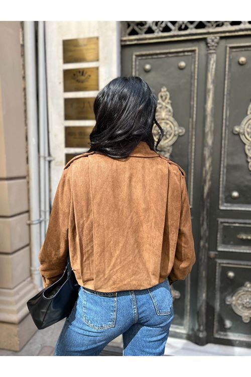 Düğmeli Apoletli Ceket