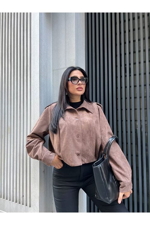 Düğmeli Apoletli Ceket