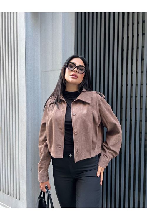 Düğmeli Apoletli Ceket