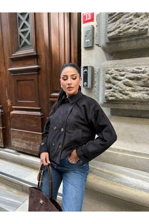 Süet Blazer Ceket