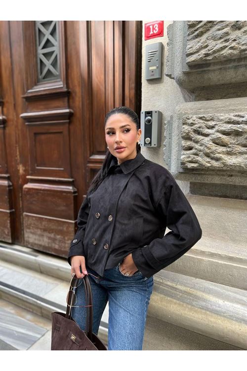 Süet Blazer Ceket