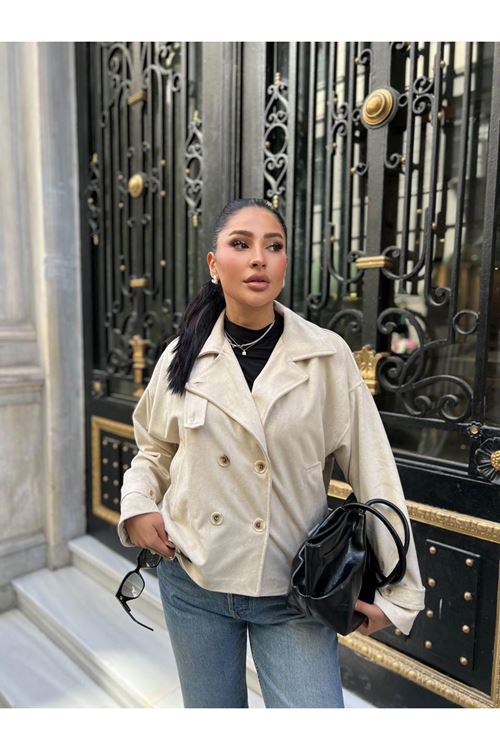Süet Blazer Ceket