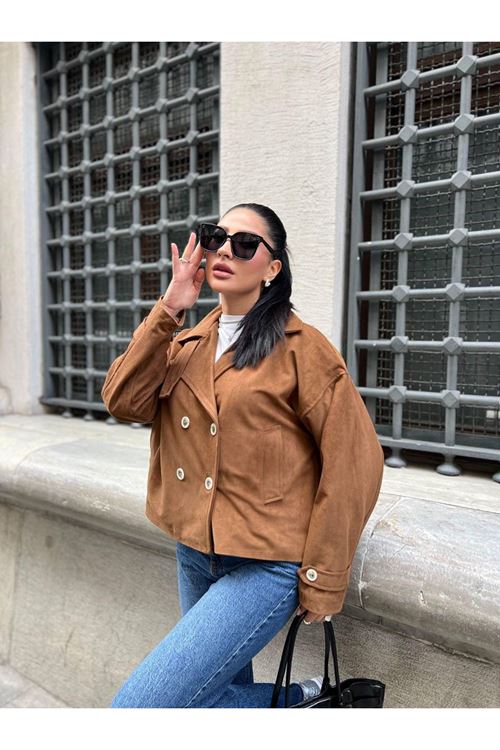 Süet Blazer Ceket