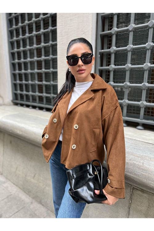 Süet Blazer Ceket