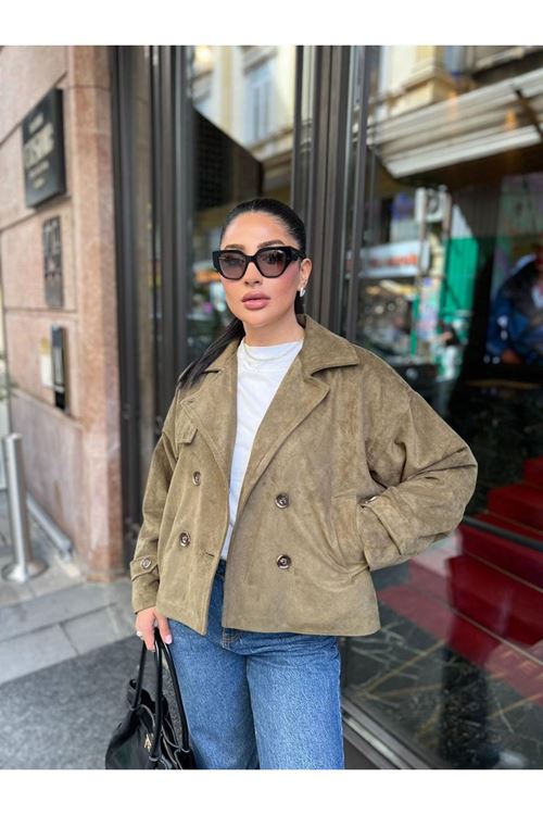 Süet Blazer Ceket