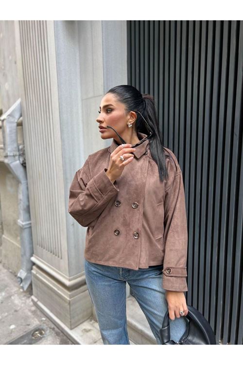 Süet Blazer Ceket