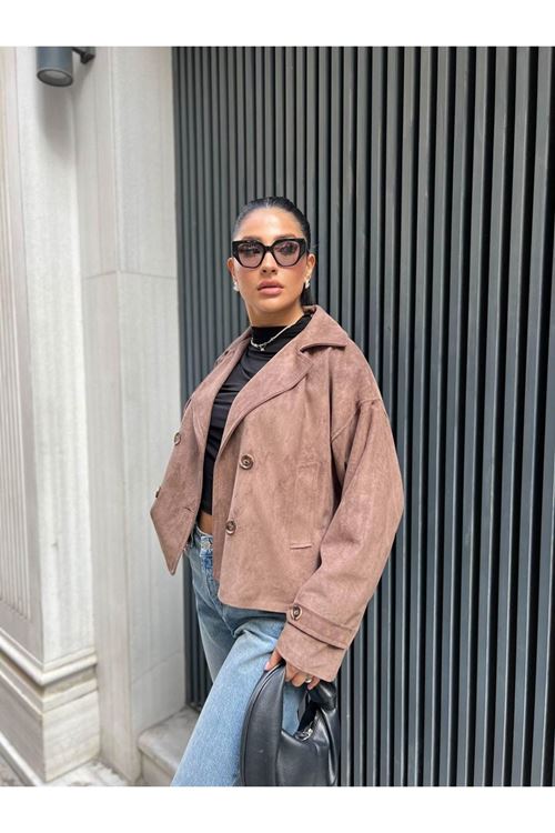 Süet Blazer Ceket