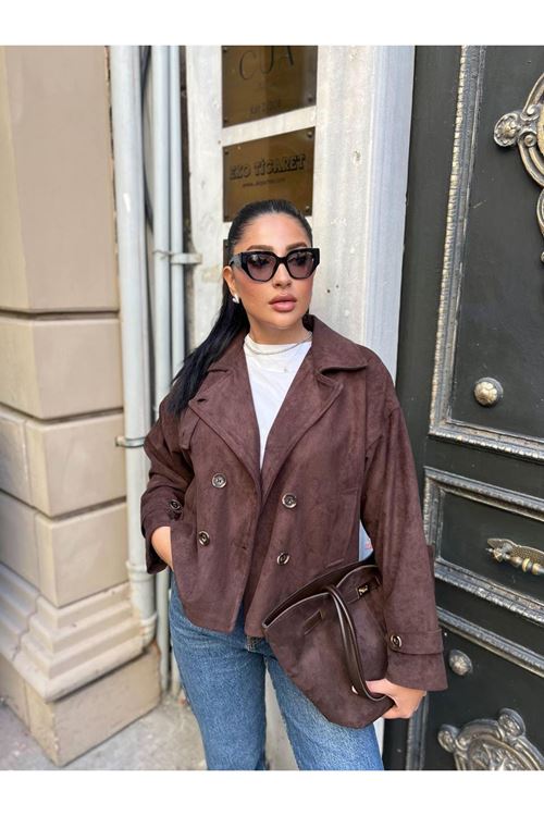 Süet Blazer Ceket