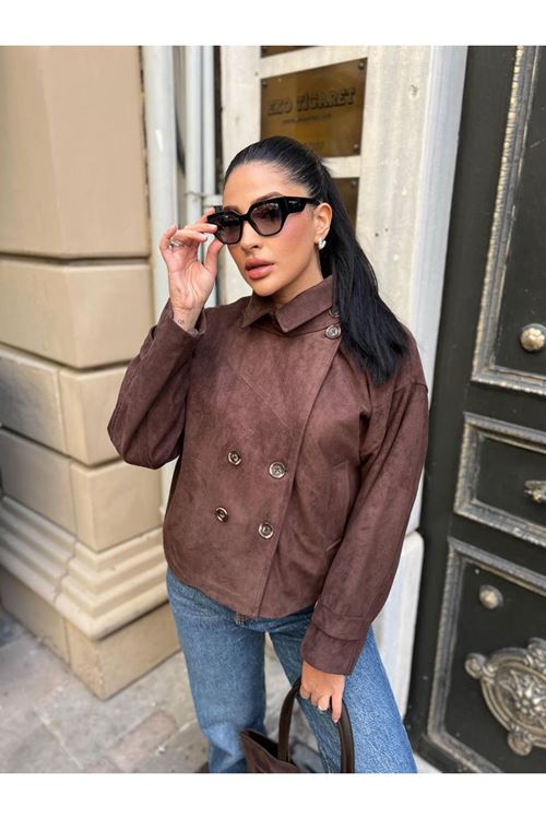 Süet Blazer Ceket