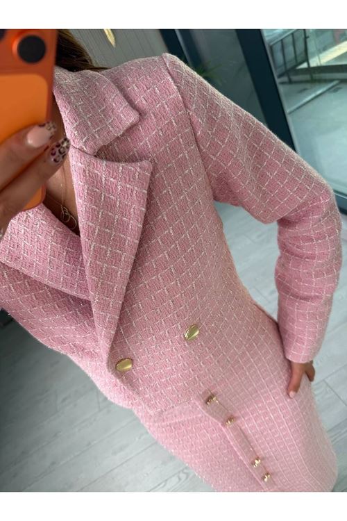 Şanel Tuvit Ceket Etek İkili Takım