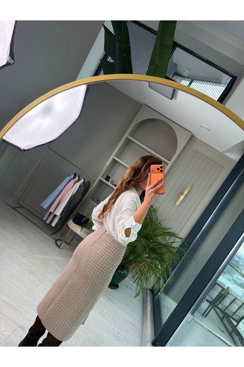 Şanel Tuvit Ceket Etek İkili Takım