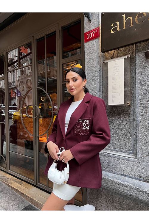 Tek Düğmeli Şık Blazer Ceket