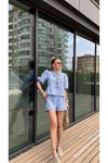 ✨ Yazın İkonik Stili: Gingham Desenli Fırfırlı Şort Takım! ✨