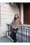 Kısa Peluş Kürk Mont